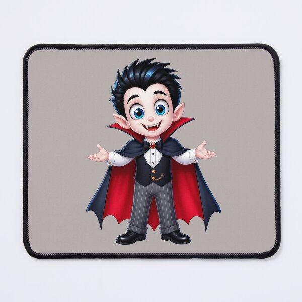Item preview, Cute Cartoon Vampire in Red Cape Halloween designed and sold by FestivityFinds.