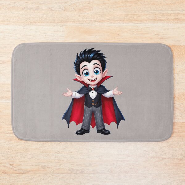 Item preview, Cute Cartoon Vampire in Red Cape Halloween designed and sold by FestivityFinds.