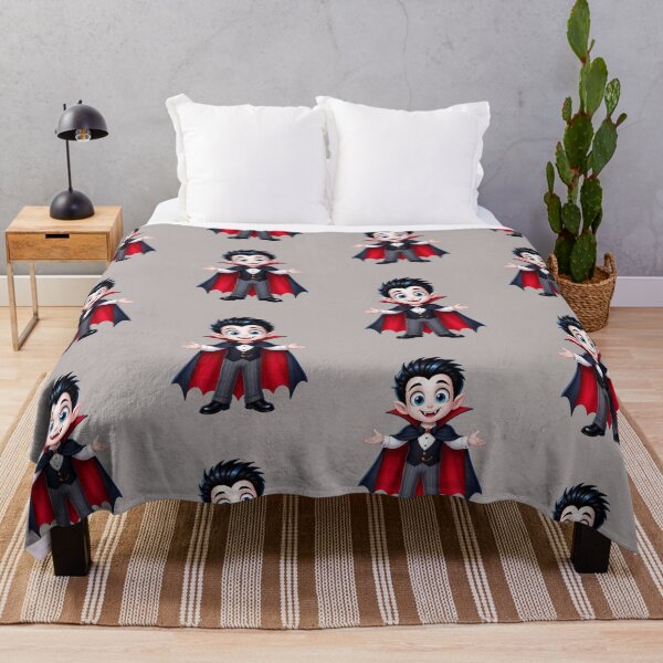 Item preview, Cute Cartoon Vampire in Red Cape Halloween designed and sold by FestivityFinds.