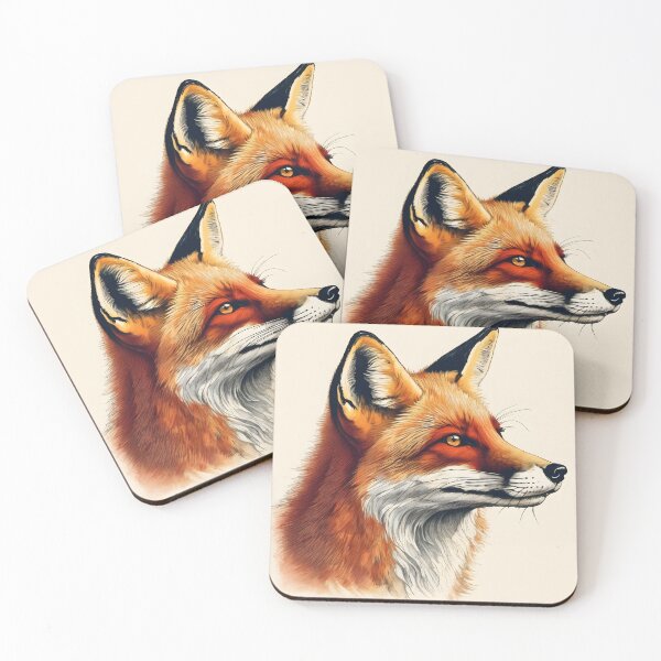 Item preview, Vintage Red Fox Wall Art Print designed and sold by NorthernWallCo1.
