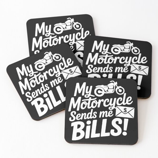 Item preview, My Motorcycle Sends Me Bills designed and sold by theartfulaspie.