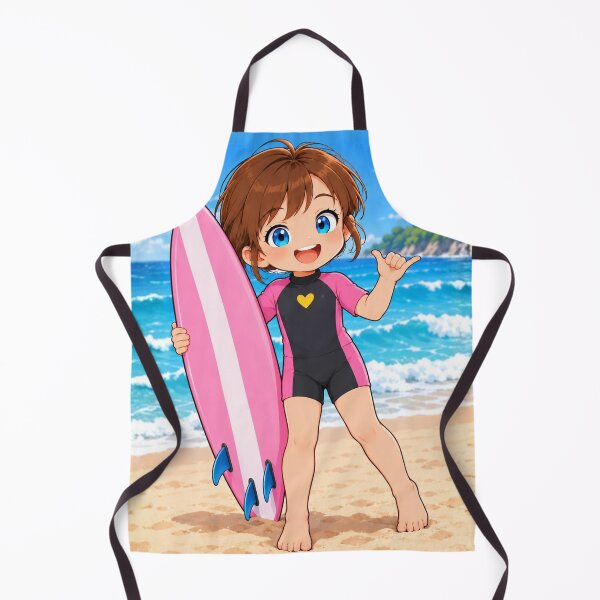 Item preview, Kenzie Surfer Girl Cartoon Character Design designed and sold by Kenzie & Co.