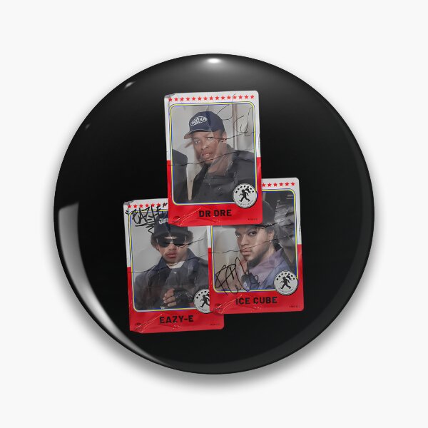 Item preview, Hip Hop Dr Dre - Eazy E - Ice Cube Legends Trading Cards designed and sold by RebelKittyArt.