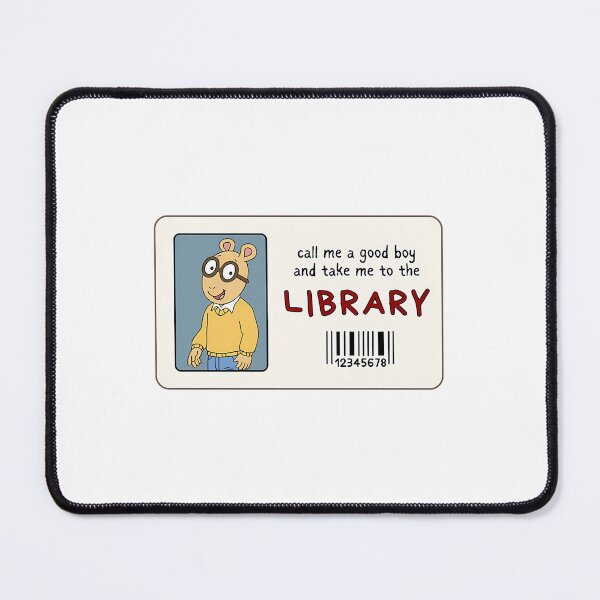 Item preview, Good Boys Go To The Library - Arthur Edition designed and sold by KeishaScarletas.