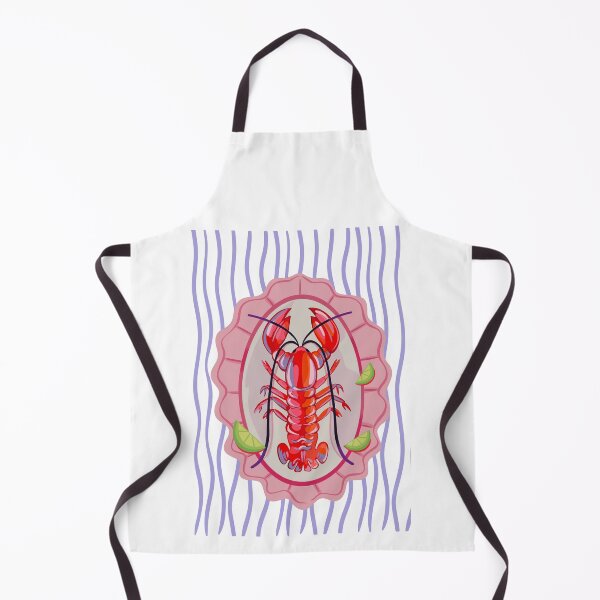 Item preview, Colorful Lobster Plate Coastal Illustration designed and sold by mafervicenttin.