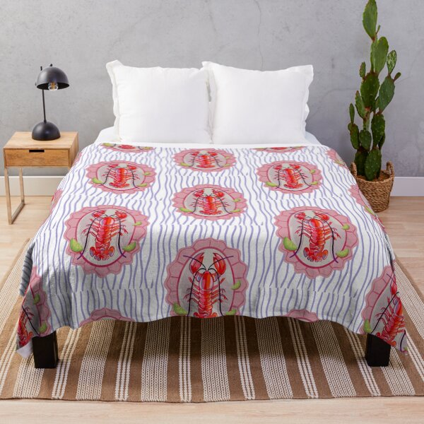 Item preview, Colorful Lobster Plate Coastal Illustration designed and sold by mafervicenttin.