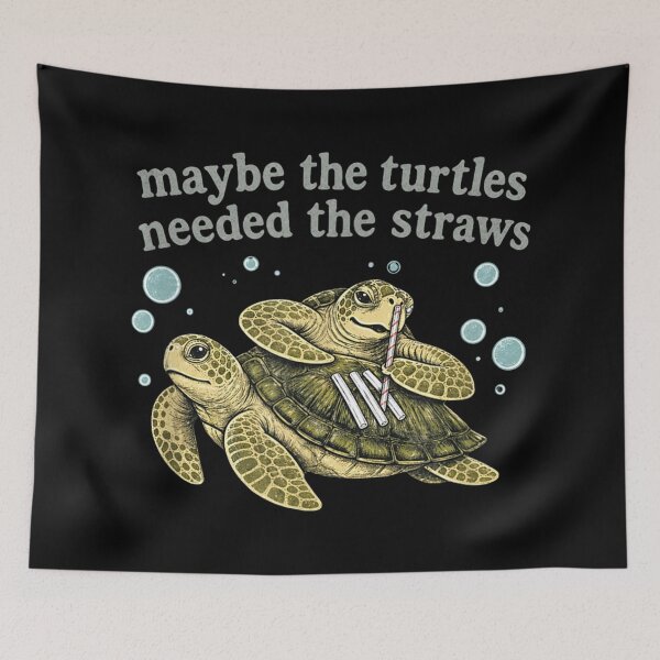 Item preview, Maybe the Turtles Needed the Straws designed and sold by DorikoKazan.