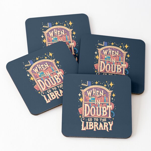 Item preview,  When In Doubt Go To The Library - Cartoon - Fantasy designed and sold by KeishaScarletas.