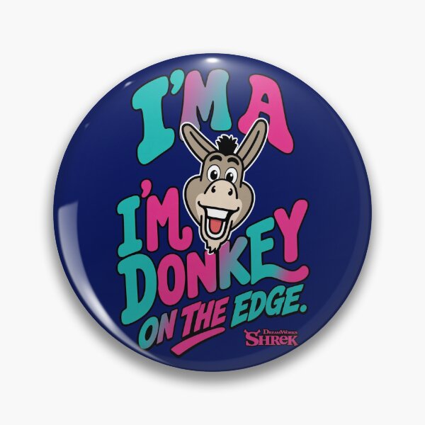 Item preview, Donkey On The Edge  designed and sold by huntergentry.