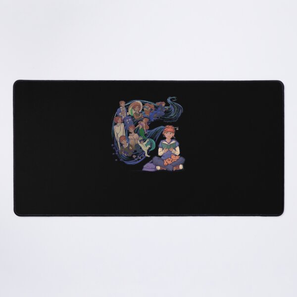 Item preview, Cute Bookworm Girl Reading Magic Story Illustration designed and sold by MelittaKaiser.