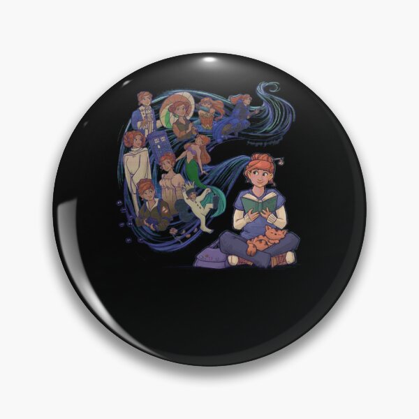 Item preview, Cute Bookworm Girl Reading Magic Story Illustration designed and sold by MelittaKaiser.