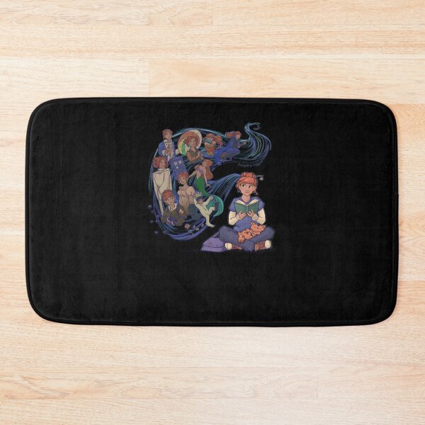 Item preview, Cute Bookworm Girl Reading Magic Story Illustration designed and sold by MelittaKaiser.