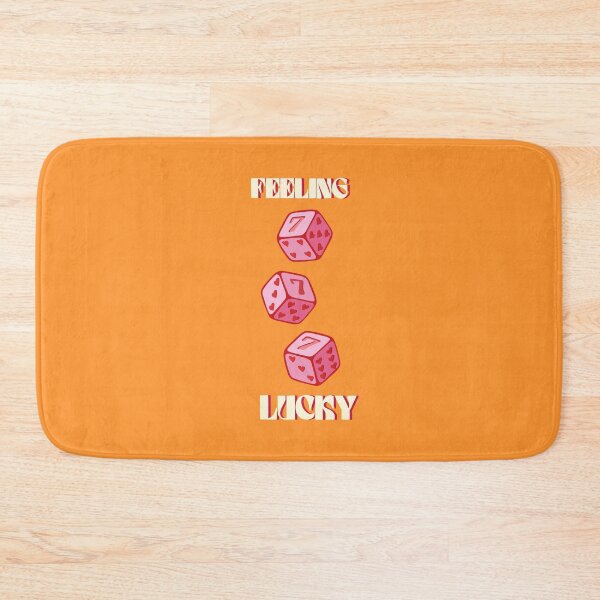 Item preview,  Feeling Lucky – Pink Lucky 7 Dice Retro Illustration designed and sold by mafervicenttin.