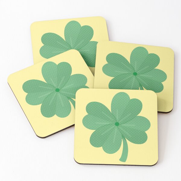 Item preview, Green Lucky Clover with Polka Dots designed and sold by tammist.