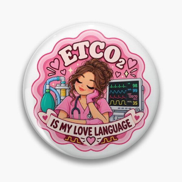 Item preview, ETCO₂ Is My Love Language – Anesthesiologist Gift designed and sold by MaritaSS.