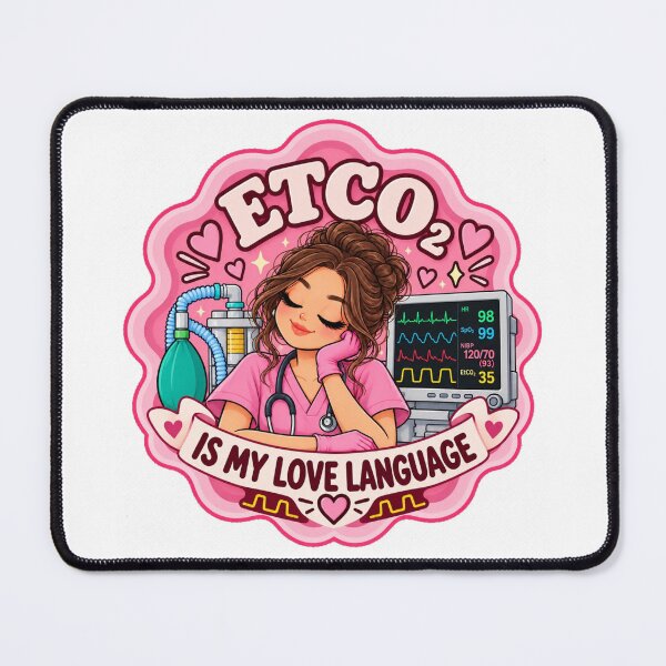 Item preview, ETCO₂ Is My Love Language – Anesthesiologist Gift designed and sold by MaritaSS.
