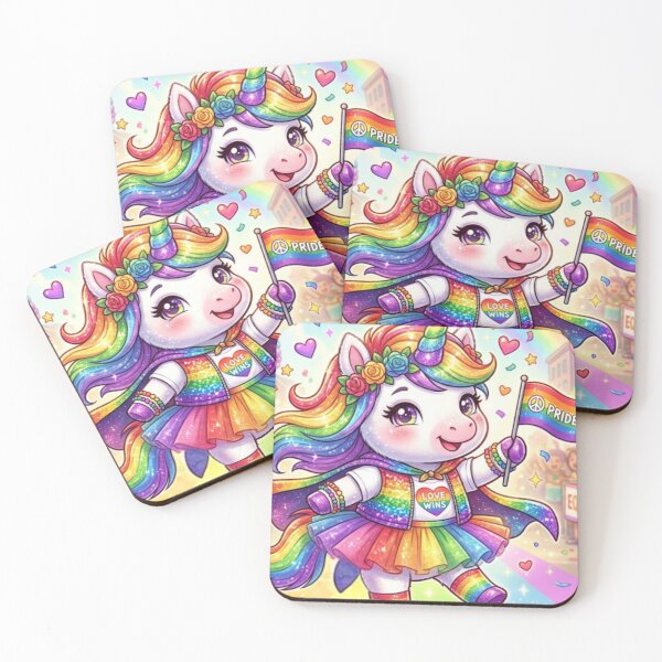 Item preview, Pride Unicorn Rainbow designed and sold by Creepy Princess Creations.