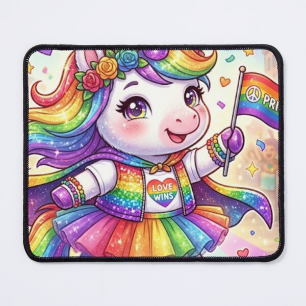 Item preview, Pride Unicorn Rainbow designed and sold by Creepy Princess Creations.