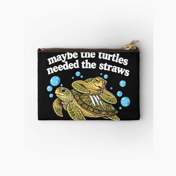 Item preview, Maybe The Turtles Needed The Straws Funny Turtle designed and sold by DorikoKazan.