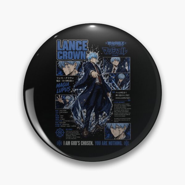 Item preview, Lance Crown God's Chosen Anime Graphic T-Shirt designed and sold by SirLivy.