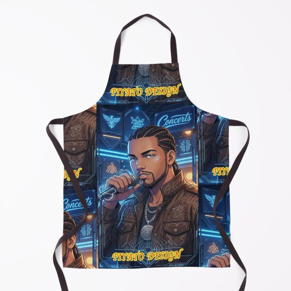 Item preview, Cyberpunk Male Singer Neon Stage Anime Portrait. designed and sold by PIYATO941DESIGN.