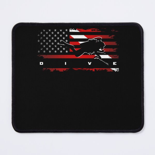 Item preview, American Flag Scuba Diving Apparel - Scuba Diving designed and sold by AmberWild.