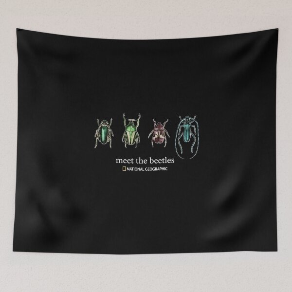 Item preview, Meet The Beetles National Geographic Vintage Insect Collector Design designed and sold by VelourEmber.