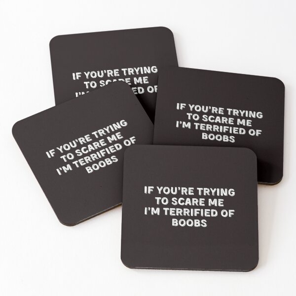 Item preview, If You’re Trying to Scare Me Boob Humor designed and sold by ImeldaSparks.