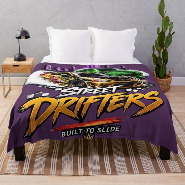 Item preview, Street Drifters JDM Drift Cars Neon City Night Skyline Graphic designed and sold by digitalbob60.