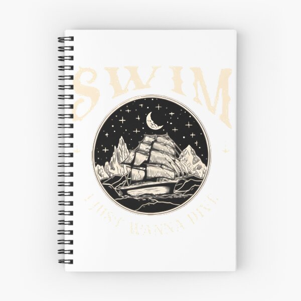 Item preview, Cute Ship Swim Illustration with BTS Vibes for Fans and Beach Lovers designed and sold by ElzBru.