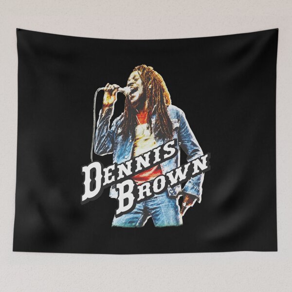 Item preview, Dennis Brown Reggae Legend Vintage Music Art designed and sold by Shyannranecki.