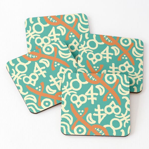Item preview, Verdigris, Moonlight, and Russet Esoteric Monogram designed and sold by QAF Warlock Patterns.
