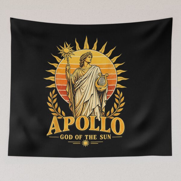 Item preview, Apollo God of The Sun Retro Sun designed and sold by AmberWild.