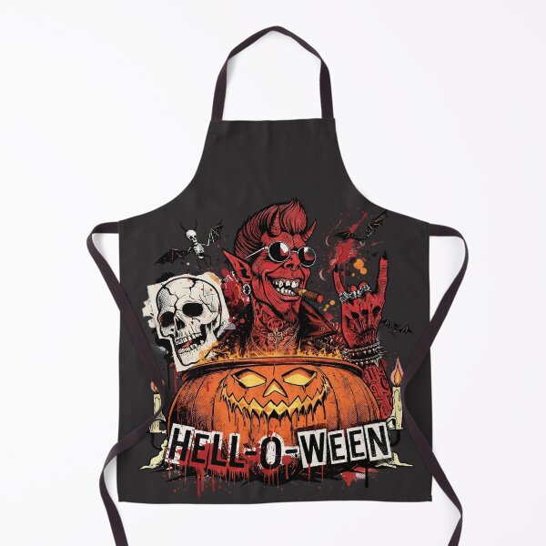 Item preview, Halloween Devil Cigar Pumpkin Horns Cauldron designed and sold by Voodoo Store Paranormal Collections.