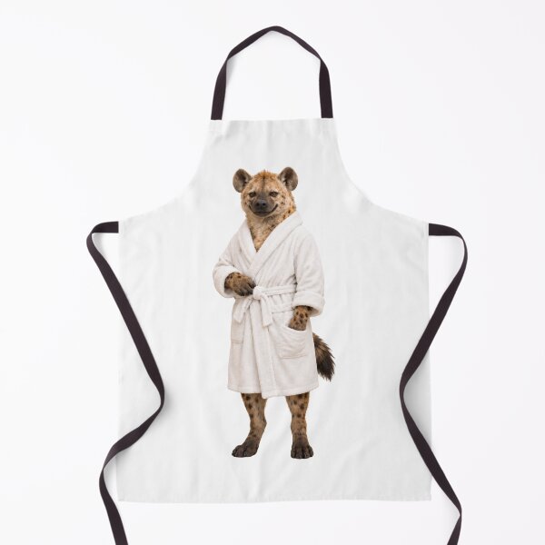 Item preview, Spotted Hyena Fluffy Bathrobe designed and sold by Sillytoe.