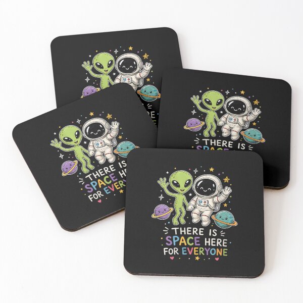Item preview, Women's There is Space Here for Everyone Alien Astronaut designed and sold by DienesAngele.