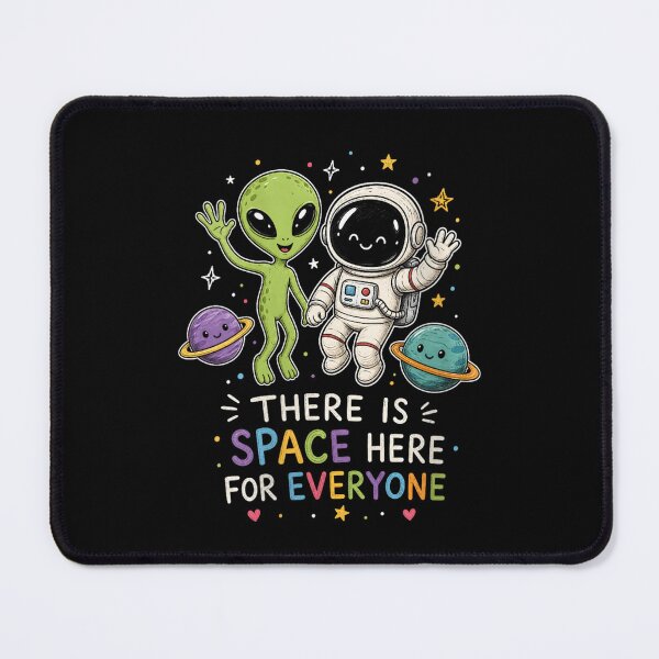 Item preview, Women's There is Space Here for Everyone Alien Astronaut designed and sold by DienesAngele.