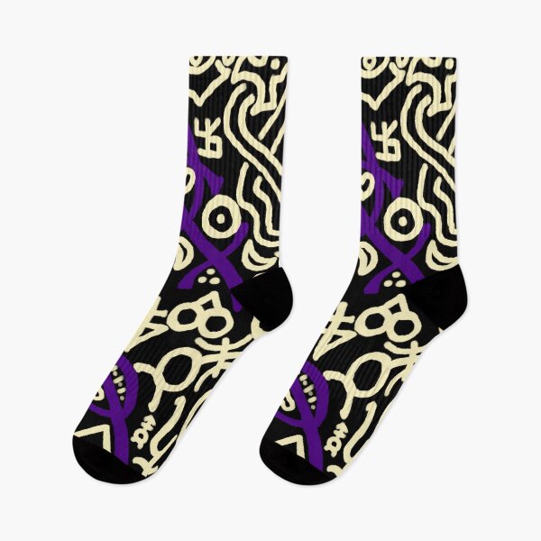 Item preview, Obsidian, Moonlight, and Aubergine Esoteric Monogram designed and sold by QAF Warlock Patterns.
