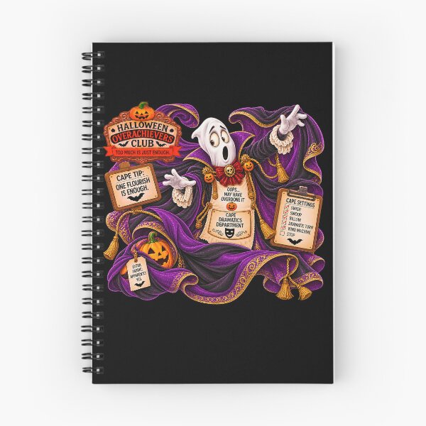 Item preview, ⚡HALLOWEEN OVERACHIEVERS CLUB -  Phantom Paul's Cape Dramatics Department - dark version designed and sold by WheelieGdArt.