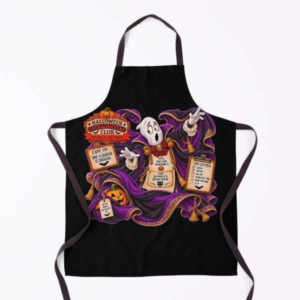 Item preview, ⚡HALLOWEEN OVERACHIEVERS CLUB - Phantom Paul's Cape Dramatics Department - dark version designed and sold by WheelieGdArt.