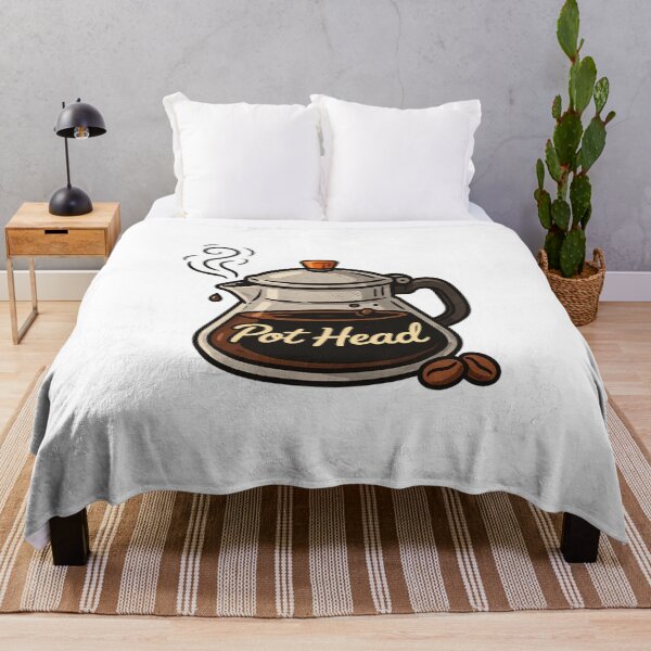 Item preview, Pot Head - Coffee Pot & Coffee bean Design designed and sold by Peter Stawicki.
