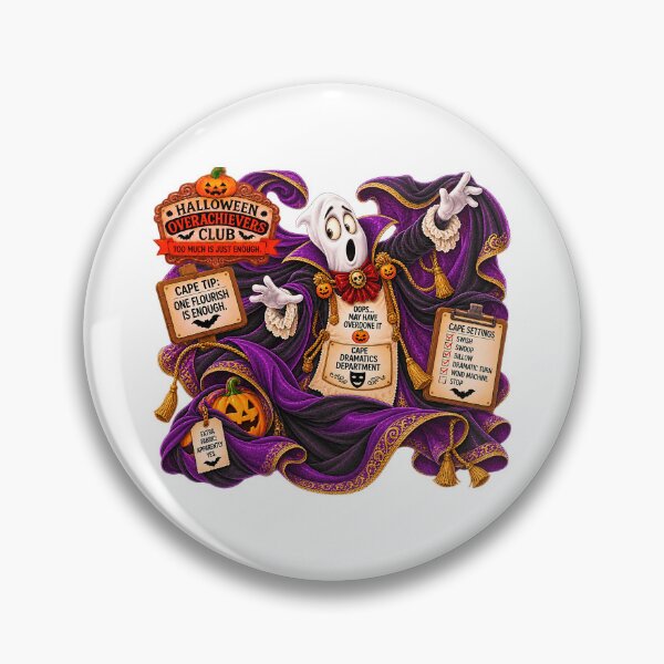 Item preview, ⚡HALLOWEEN OVERACHIEVERS CLUB -  Phantom Paul's Cape Dramatics Department designed and sold by WheelieGdArt.