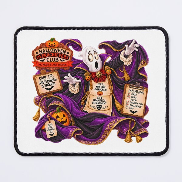 Item preview, ⚡HALLOWEEN OVERACHIEVERS CLUB - Phantom Paul's Cape Dramatics Department designed and sold by WheelieGdArt.