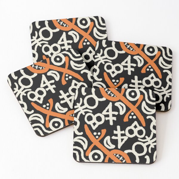Item preview, Obsidian, Beige, and Russet Esoteric Monogram designed and sold by QAF Warlock Patterns.