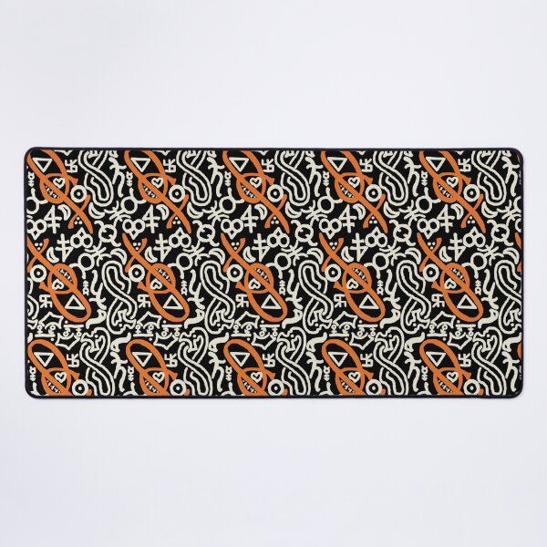 Item preview, Obsidian, Beige, and Russet Esoteric Monogram designed and sold by QAF Warlock Patterns.