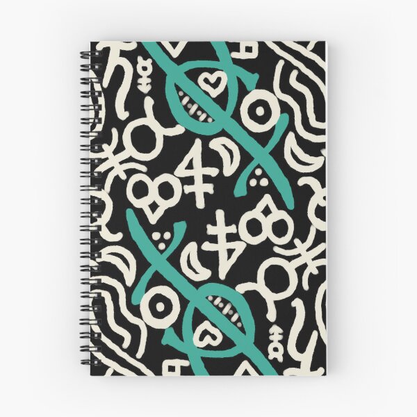 Item preview, Obsidian, Beige, and Verdigris Esoteric Monogram designed and sold by QAF Warlock Patterns.