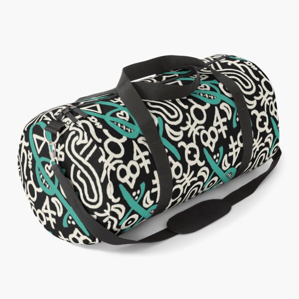 Item preview, Obsidian, Beige, and Verdigris Esoteric Monogram designed and sold by QAF Warlock Patterns.