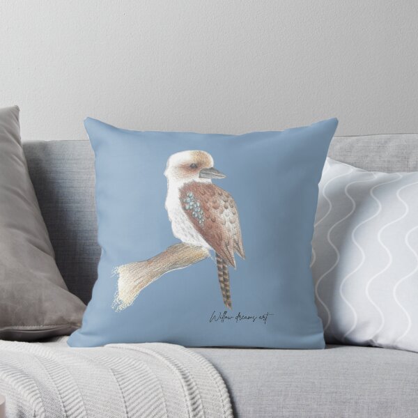 Item preview, Kookaburra Australian Bird Vintage Nature Wildlife Illustration designed and sold by VelourEmber.