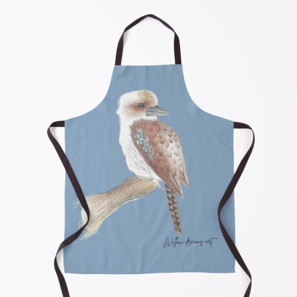 Item preview, Kookaburra Australian Bird Vintage Nature Wildlife Illustration designed and sold by VelourEmber.