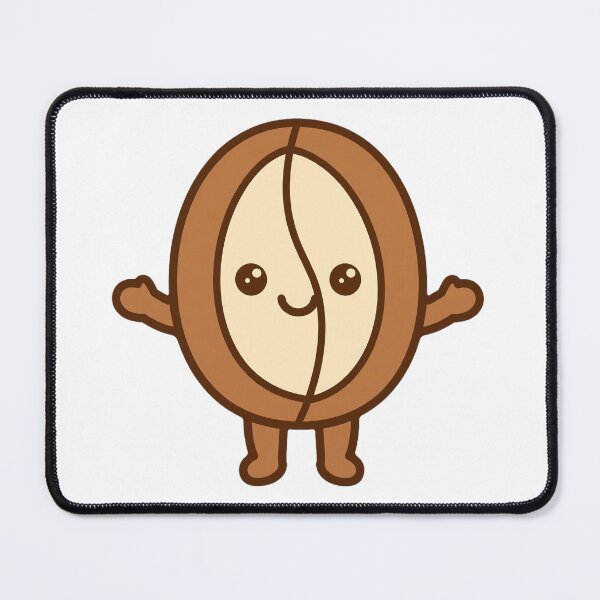 Item preview, Kawaii Coffee Bean  — Cute Coffee Lover Character Illustration designed and sold by Sweet Blob Co.